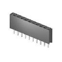 PN1x6 съединител 6pin гнездов 2.54mm