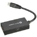 micro USB M и F към HDMI F адаптер  с кабел