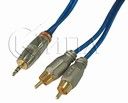 Cable-H 2RCA-3.5/1000 кабел 2RCA- ф3.5mm син 10m