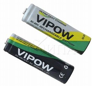 1.2V 2.7Ah AA VIPOW акумулаторна батерия