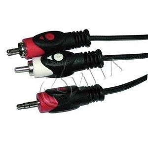 Cable 2RCA-3.5/150 HQ кабел 2RCA -ф3.5mm ст.жак