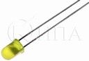 LED ф4mm жълт светодиод