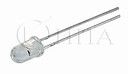 LED Ф5mm студено бял светодиод 12V 4200mcd 18000