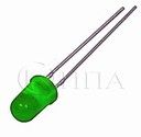LED ф5mm зелен светодиод