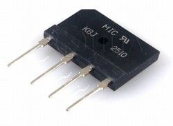 GBJ2510 грец 25A 1000V монофазен мостов изправит