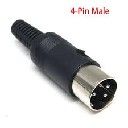 4pin M DIN куплунг щифтов