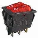 IRS2101 15A 250V ключ двоен светещ