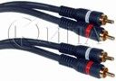 Cable002/1000 кабел 2RCA-2RCA сив 10m