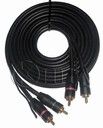 Cable615 кабел с управление 2RCA-2RCA 2.5m