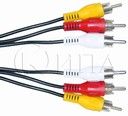 Cable3RCA/150 кабел 3RCA-3RCA 1.5m позлатени