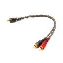 преход кабел силиконов 2RCAM 1RCAF  щифт гнездо