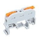 клема съединителна едноредова DIN  WAGO