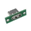 USB А F 2.0 гнездо панел за монтаж 4pin socket