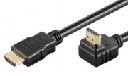 кабел HDMI male HDMI male 3m 90deg