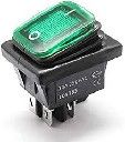 ключ ON OFF 16A 250V 4pin IP67 KCD4 светещ